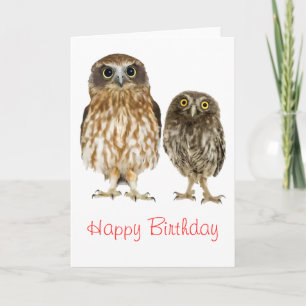 Owl Duo Birthday Card