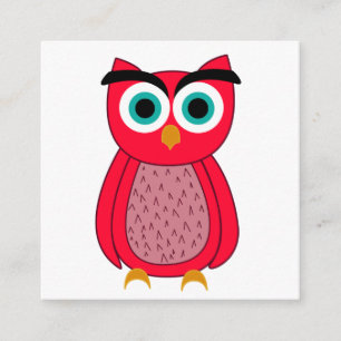 Owl   enclosure card