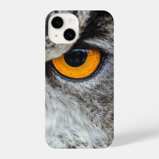 Owl, eyes, close-up iPhone 14 case