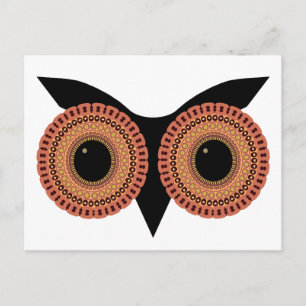Owl Eyes custom postcard