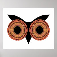 Owl Eyes custom poster