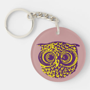 Owl Eyes Key Ring