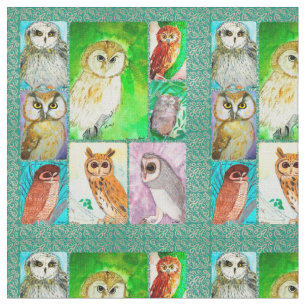 Owl Fabric