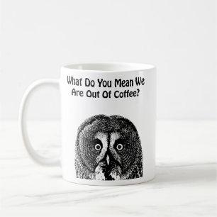 Owl Face Animals coffee funny art Mug