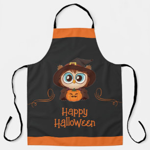 Owl/Fall/Autumn/Halloween/pumpkin Apron