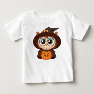 Owl/Fall/Autumn/Halloween/pumpkin Baby T-Shirt