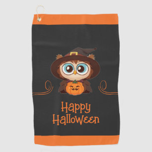 Owl/Fall/Autumn/Halloween/pumpkin Golf Towel