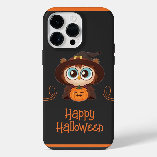 Owl/Fall/Autumn/Halloween/pumpkin iPhone Case (Back)