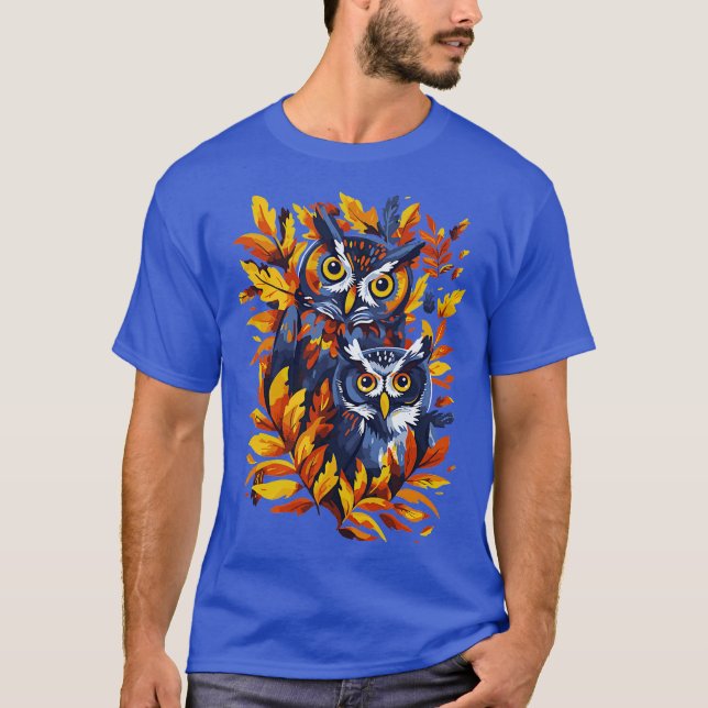 Owl Fall season T-Shirt (Front)
