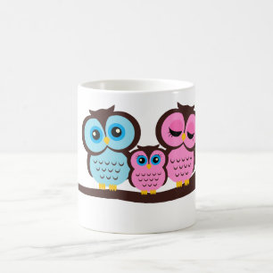Owl Family Coffee Mug
