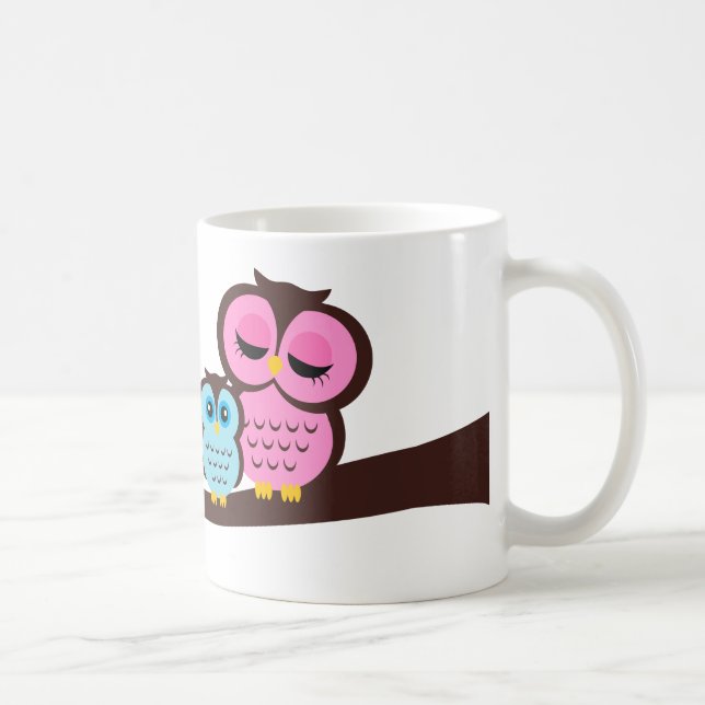 Owl Family Coffee Mug (Right)