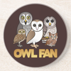 Owl Fan Coaster
