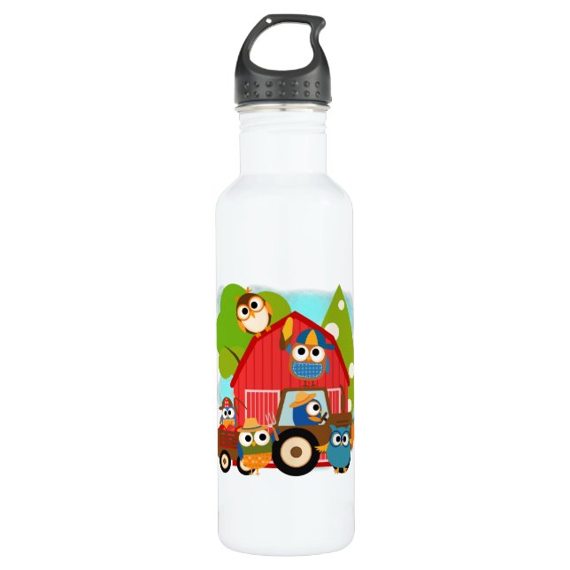 Owl Farmers 710 Ml Water Bottle (Front)