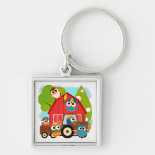 Owl Farmers Key Ring