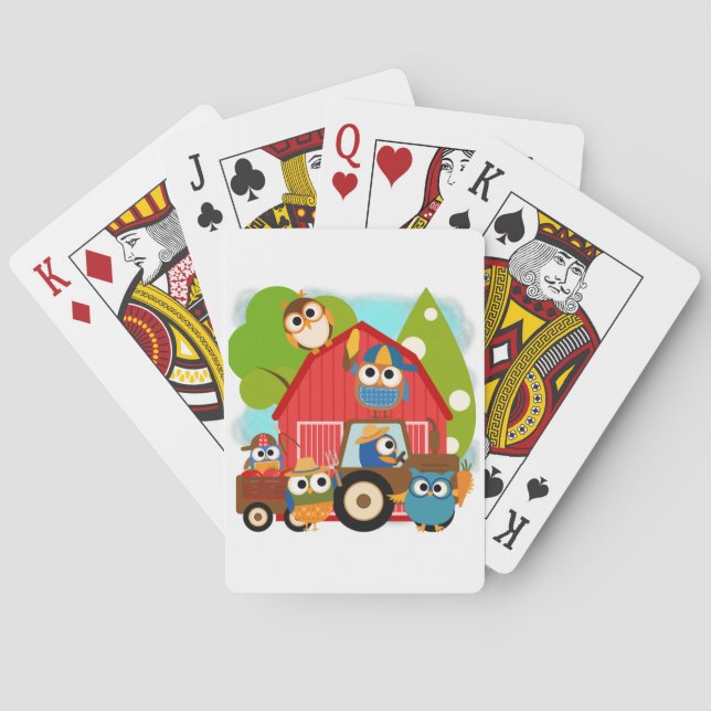 Owl Farmers Playing Cards (Back)