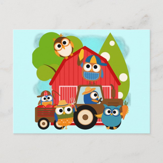 Owl Farmers Postcard (Front)