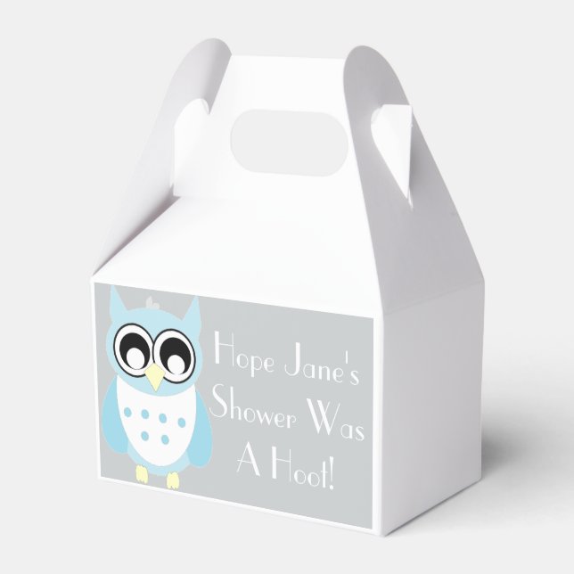 Owl Favour Boxes (Front Side)