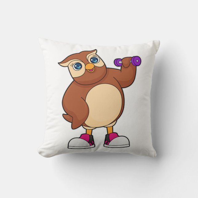 Owl Fitness Dumbbell Cushion (Front)