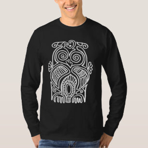 Owl - Fitted Long Sleeve T-Shirt