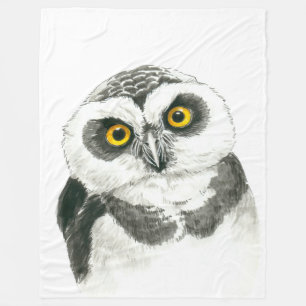 Owl Fleece Blanket