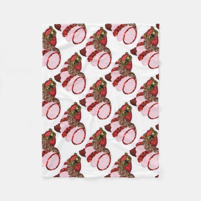 Owl Fleece Blanket (Front)