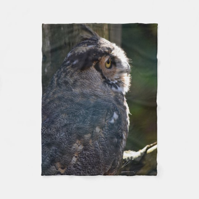 Owl Fleece Blanket (Front)