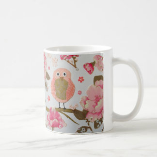 Owl Floral Mug