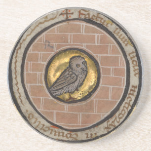 Owl from a Mediaeval Manuscript Coaster