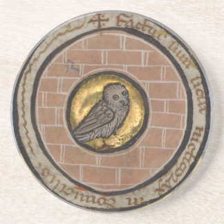 Owl from a Mediaeval Manuscript Coaster