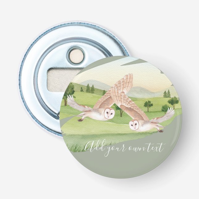 OWL GIFTS - Personalised Bottle Opener (Front)