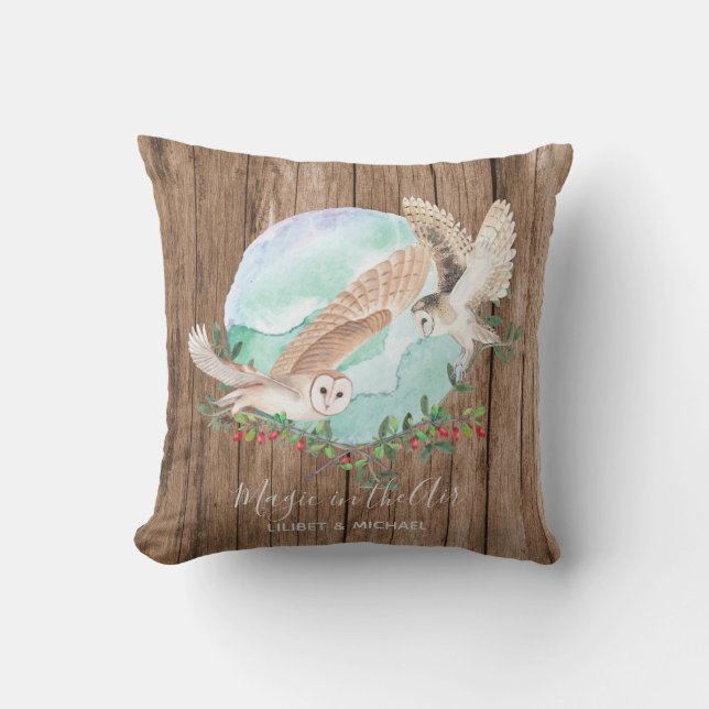 OWL GIFTS - Personalised Cushion (Front)