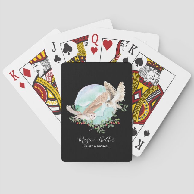 OWL GIFTS - Personalised Playing Cards (Back)