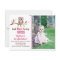 Owl Girl 1st Birthday Invitation 5x7 Photo Card