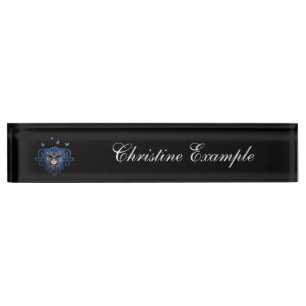 Owl girl nameplate