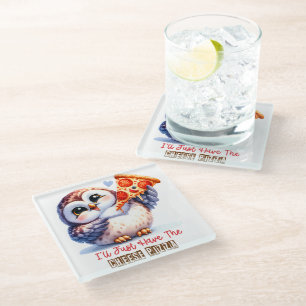 Owl Glass Coaster
