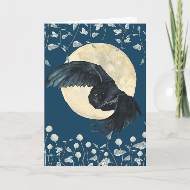 Owl Greeting Card (Front)