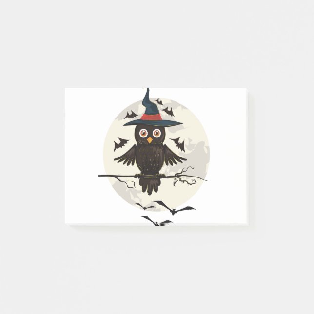 Owl Halloween Post-it Notes (Front)