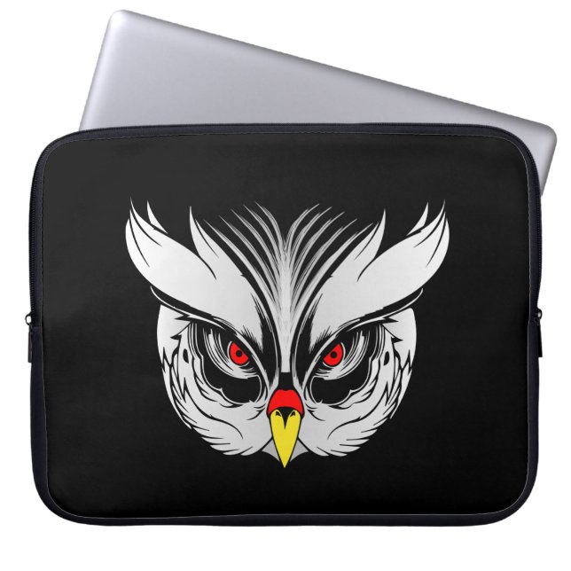 Owl head laptop sleeve (Front)