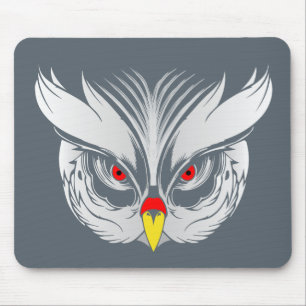 Owl head mouse mat