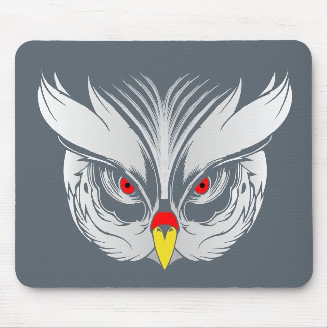 Owl head mouse mat (Front)