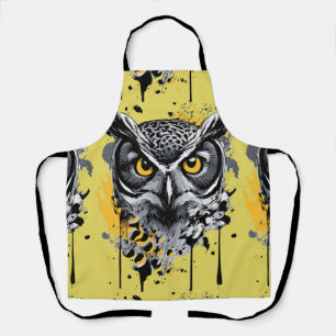 Owl Head - Owl Apron - Cute Owl Aprons