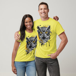 Owl Head - Owl T-Shirt - Cute Owl T-Shirts