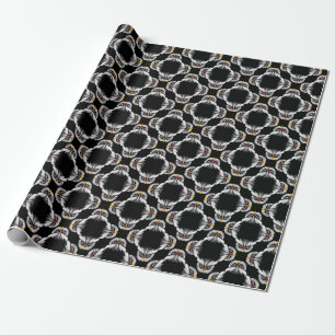 Owl head wrapping paper