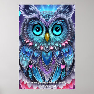 Owl Heartfelt Words: A Personalised Gift of Love  Poster