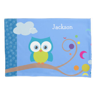 Owl Hoot Woodland Animal Wildlife Pillowcase