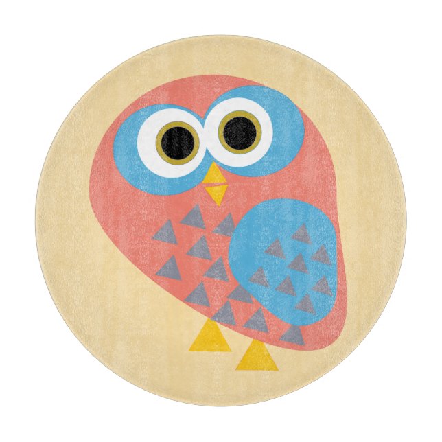 Owl hootie cutting board (Front)