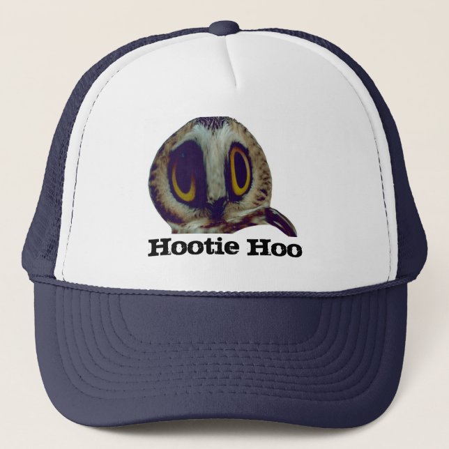 Owl - Hootie Hoo Baseball Cap/Hat Trucker Hat (Front)