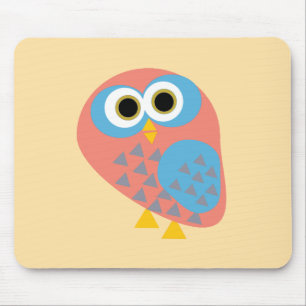 Owl hootie mouse mat