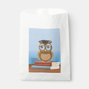 Owl illustration favour bags