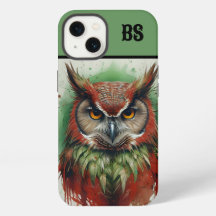 owl in christmas outfit